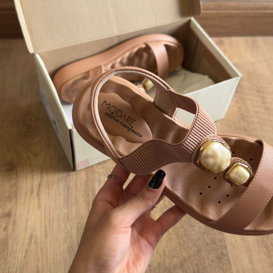 Sandália Modare Detalhe Pedrarias Ultra Conforto 7222.104