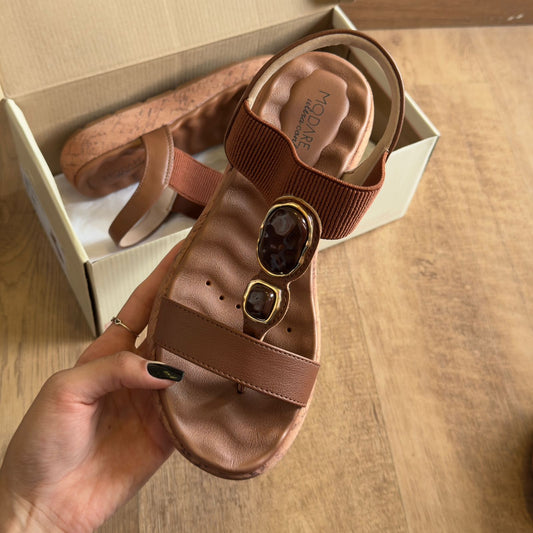 Sandália Modare Detalhe Pedrarias Ultra Conforto 7222.104