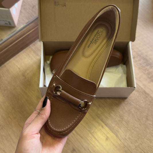 Mocassim Modare Ultraconforto Charm Dourado 7016.1004