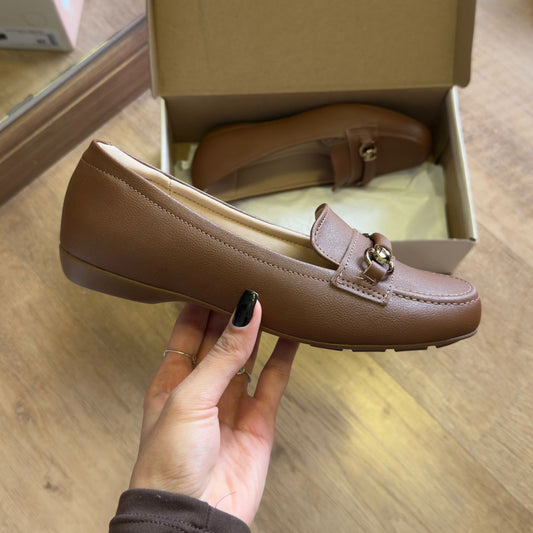 Mocassim Modare Ultraconforto Charm Dourado 7016.1004