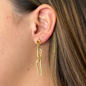 Brinco Várias Formas Geométricas Vazada