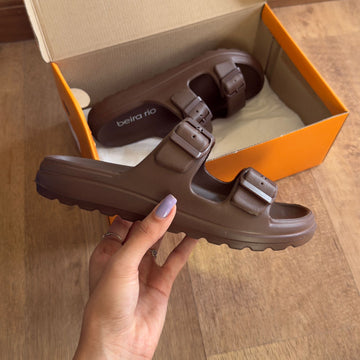 Sandália Beira Rio Birken Fivela Dupla 8574.100