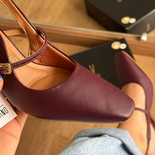 Scarpin Vizzano Salto Bloco Tiras Finas 1482.101