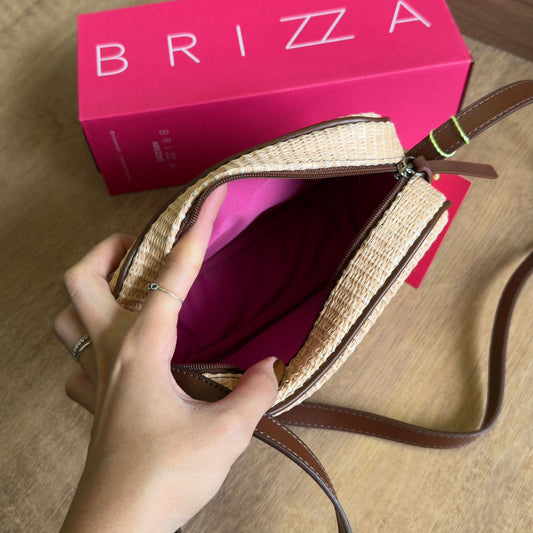 Bolsa Brizza Palha Tiracolo Pequena Z195130022