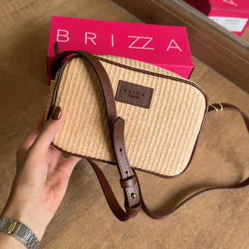 Bolsa Brizza Palha Tiracolo Pequena Z195130022