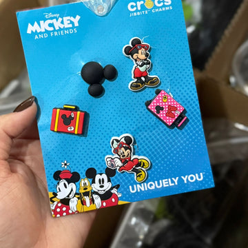 Jibbitz Disney Mickey de Férias Pack com 5 Peças