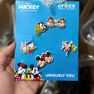 Jibbitz Mickey and Friends Pack com 5 Peças