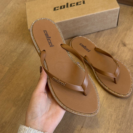 Chinelo De Dedo Colcci Strass Ibiraquera 158.01.02073