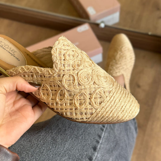 Mule Modare Ultraconforto Detalhes Bordado 7505.337