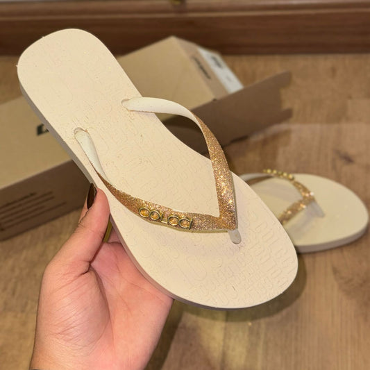 Chinelo De Dedo Colcci Rio Tiras Em Glitter 158.01.00986