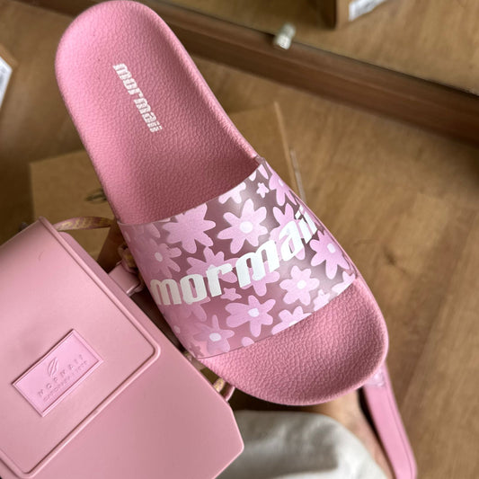 Sandália Slide Estampa Florida E Bolsa Mormaii - OFERTA