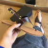 Sandália Azzem Flat Fivela Ajustavel 4453BM
