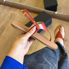 Sandália Azzem Flat Fivela Ajustavel 4453BM