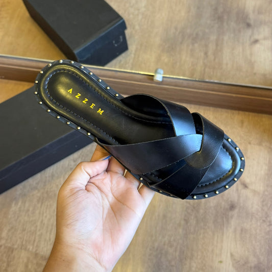 Sandália Azzem Flat Estilo Minimalista 266HE
