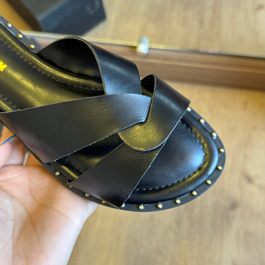 Sandália Azzem Flat Estilo Minimalista 266HE