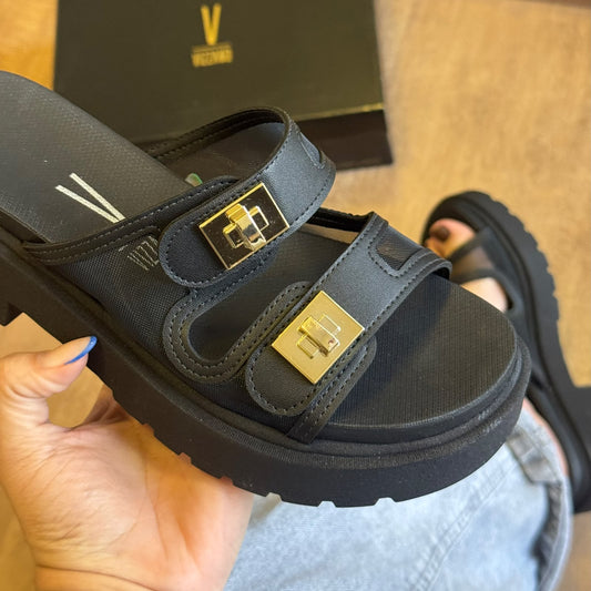 Sandália Vizzano Detalhe Dourado 6499.138
