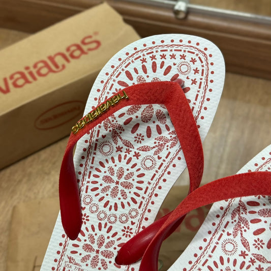 Havaianas Top Bordado Flor