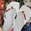 Havaianas Slim Square + Pin Frutas + Placa Logo
