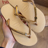 Havaianas Slim Glitter + Pin Oncinha