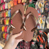 Havaianas Top + Placa Logo Dourado