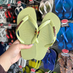 Havaianas Top + Placa Logo Marrom