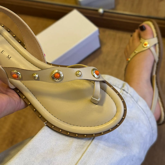 Sandália Azzem Detalhe Pedrarias 8503.93925