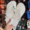 Havaianas Slim + Pin Estrela e Concha