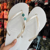 Havaianas Slim + Pin Estrela e Concha