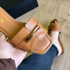 Sandália Azzem Flat Detalhe Dourado ME2738