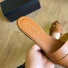 Sandália Azzem Flat Detalhe Dourado ME2738