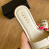 Sandália Azzem Flat Detalhe Dourado ME2738