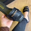 Sandália Azzem Flat Detalhe Dourado ME2738