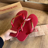 Havaianas Top + Placa Logo Dourada + Pin Coração Com Asas e Ponto De Luz