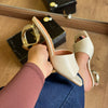Salto Vizzano Geométrico Dourado Elegance 6592.100