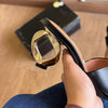Salto Vizzano Geométrico Dourado Elegance 6592.100