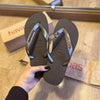 Havaianas Top + Placa Logo Marrom + Pin Estrela Marinha + Pin Tartaruga + Pin Âncora