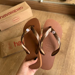 Havaianas Top + Pin Olho Grego Rosa Claro