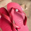 Havaianas Top + Pin Olho Grego Rosa Claro