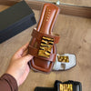 Rasteira Azzem Flat H Detalhe Dourado 352FE