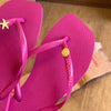 Havaianas Slim Square Logo Pop + Estrela e Concha Dourada