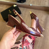 Scarpin Vizzano Slingback Bico Dourado 1483.206