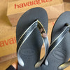 Havaianas Aura + Pin Conha e Estrela Marrom