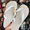 Havaianas Top + Pin Tartaruga + Pin Concha e Estrela do Mar