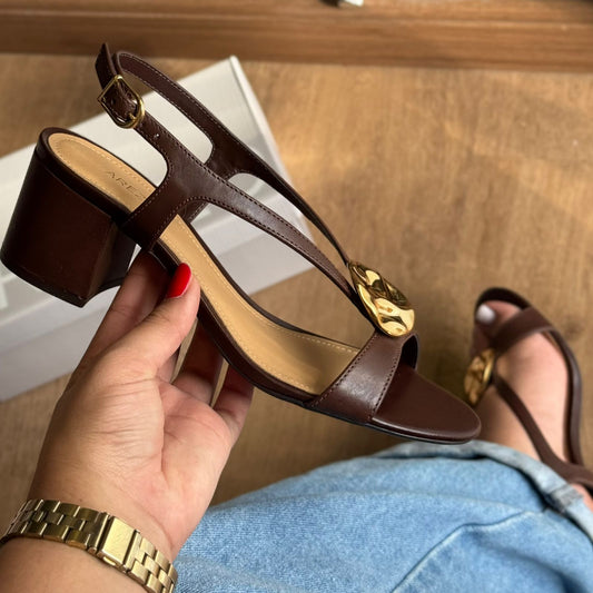 Sandália Arezzo Detalhe Floral A100551294000