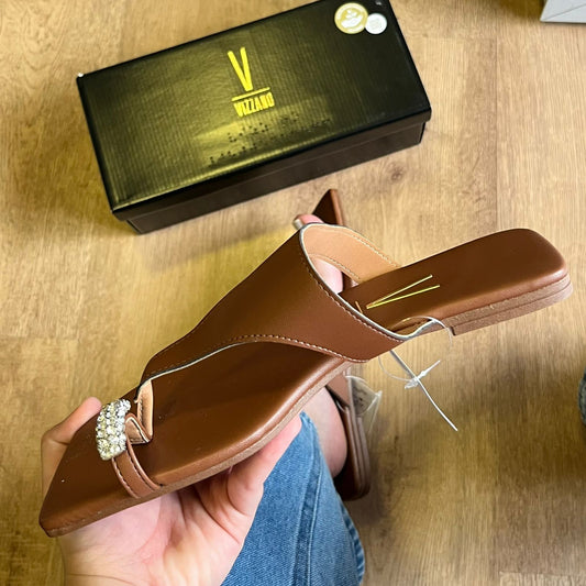 Sandália Vizzano Rasteirinha Detalhe Em Strass 6553.110