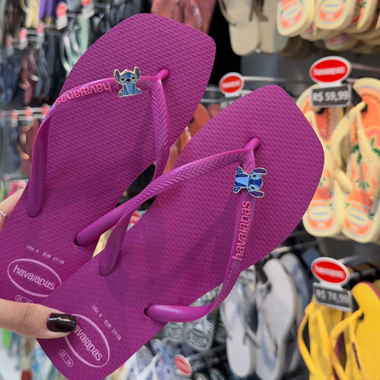 Havaianas Slim Square Logo Pop Up + Pin Stich