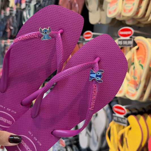 Havaianas Slim Square Logo Pop Up + Pin Stich
