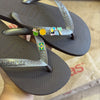 Havaianas Top + Pins Brasil, Tucano, Coqueiro, Aguá de Coco e Sol