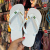 Havaianas Brasil + Pin Cachorro Caramelo + Pin Chopp + Pin Brasil Logo
