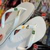 Havaianas Brasil + Pin Cachorro Caramelo + Pin Chopp + Pin Brasil Logo